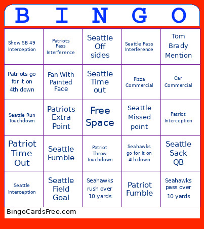 SB 2026 Bingo Card