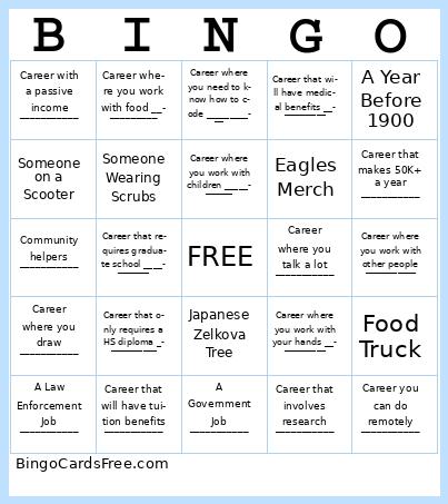 Scavanger Hunt Bingo