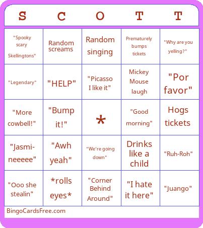 Scott Bingo