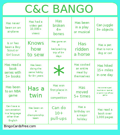 Sdafdsafdsafdsad Bingo Card