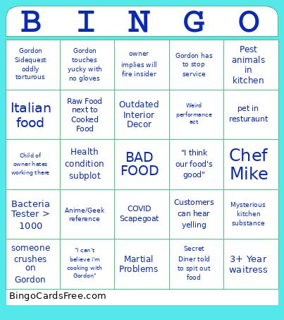 Secret Service Bingo