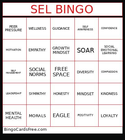SEL Bingo Card