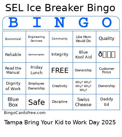 SEL Bingo