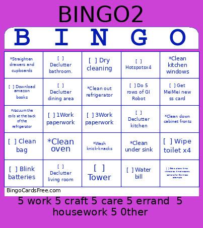 September 2026 Bingo Card 3