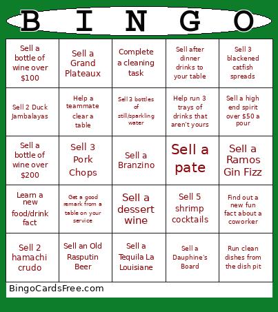 Server Bingo