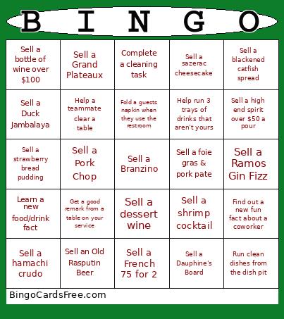 Server Bingo