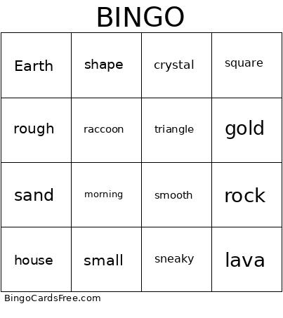 Session 3 Books Bingo Card