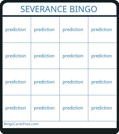 SEVERANCE BINGO