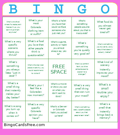 Shadi's Birthday Bingo Card