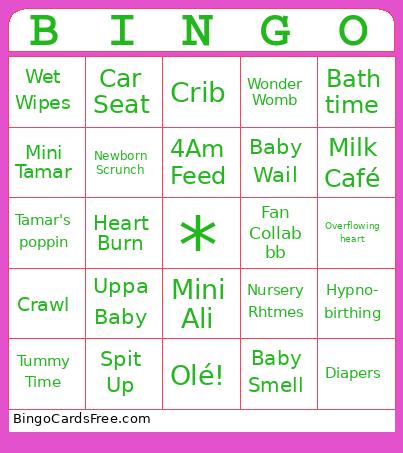 Shower Bingo