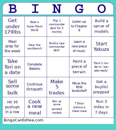 Side Quest Bingo Cards Free Pdf Printable Game, Title: BINGO