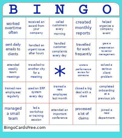 Simple Past Questions Bingo Card