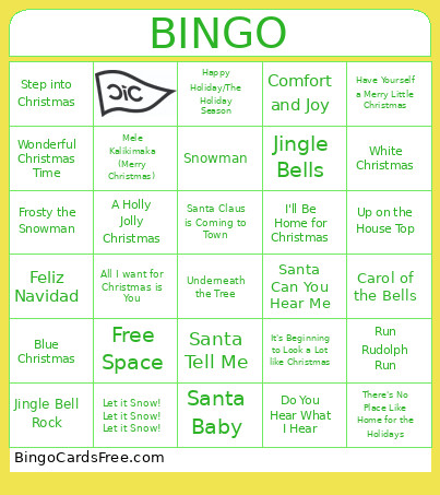Singo Bingo Card