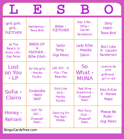 Sip & Clip Bingo Card