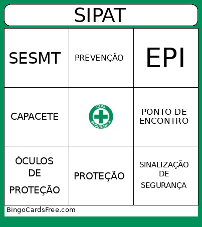 SIPAT 2025 Bingo Card 2