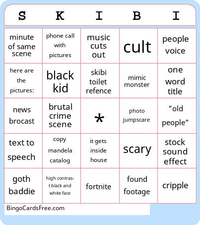 Skibi Bingo