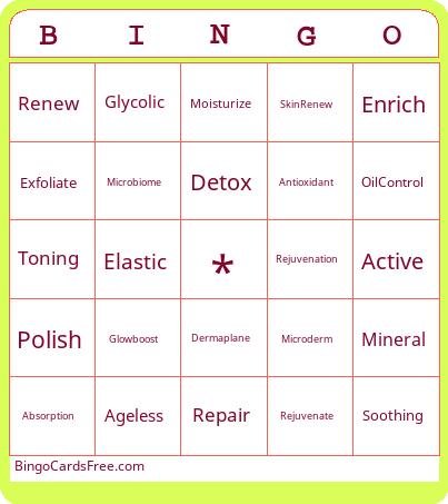 skinFX bingo