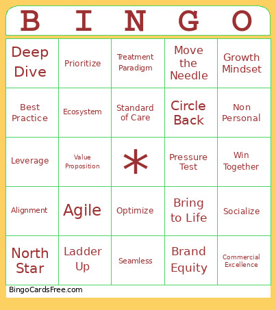 Skytrof Bingo Card