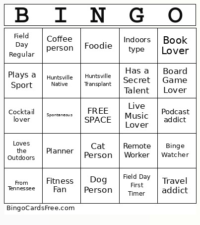 Slide Deck Bingo Card
