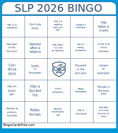SLP 2026 Bingo Card
