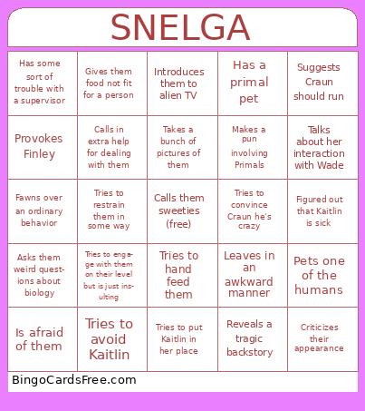 Snelga Bingo