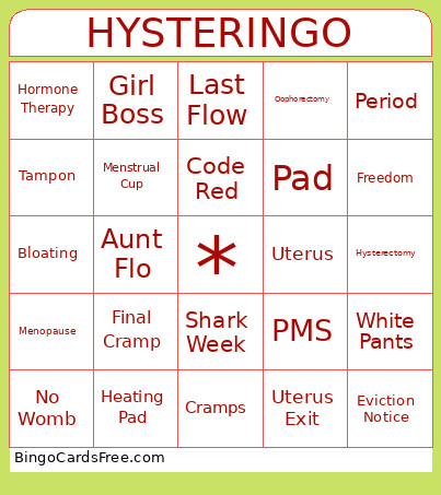 “Snip Snip Hooray” Bingo Card