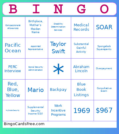 SOAR Know & Grow Bingo Card
