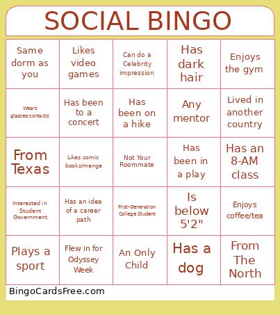 SOCIAL BINGO