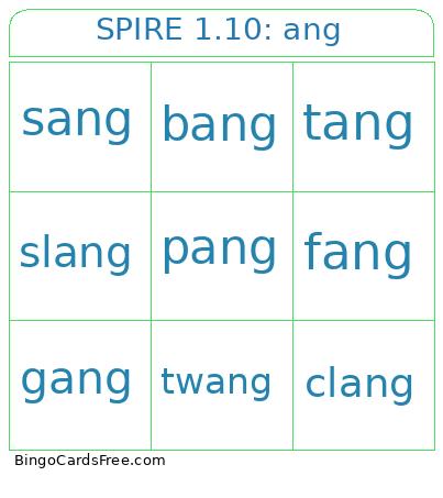 SPIRE 1.10: Ang Bingo Card