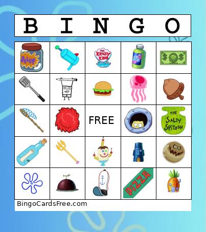 Spongebob Bingo