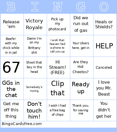 SpookyJane Christmas Special 2025 Bingo Card