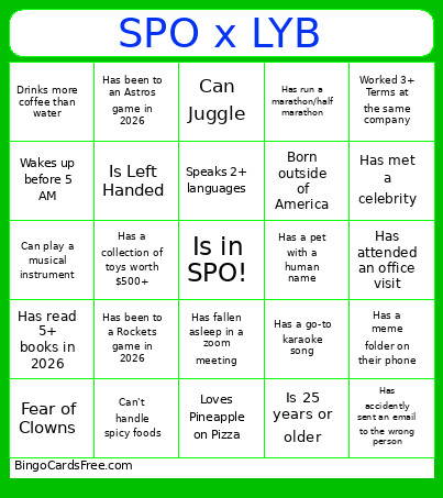 SPOxLYB Bingo Card