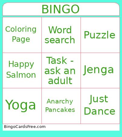 Spring Into Summer Bingo Card