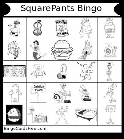 SquarePants Bingo