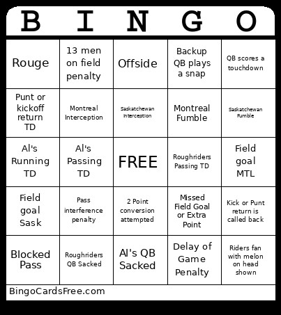 Ssdefds Bingo Card