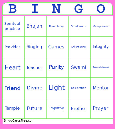 SSE Graduation & Father's Day Bingo Card