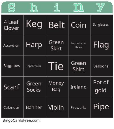 St Patricks Bingo