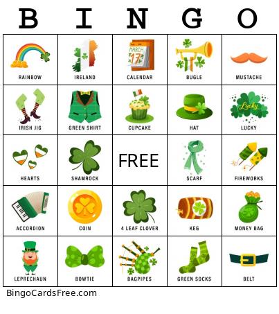 St Patricks Bingo