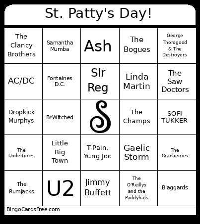 St. Patty's Day! Bingo Card