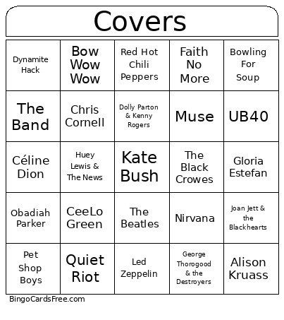 Standard Bingo Card
