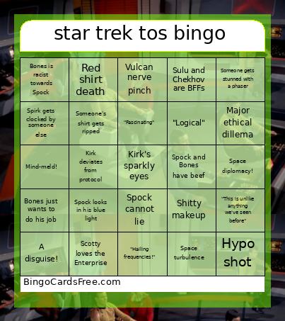 star trek tos bingo