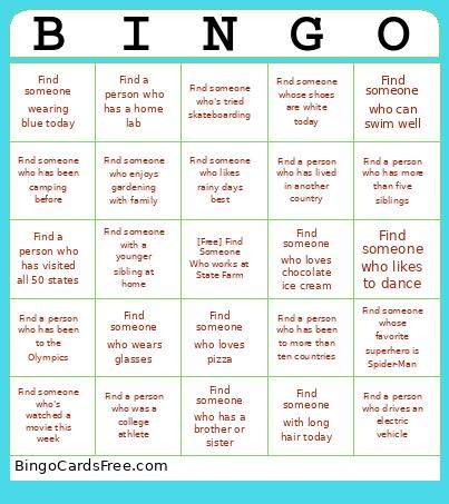 State Farmers Bingo