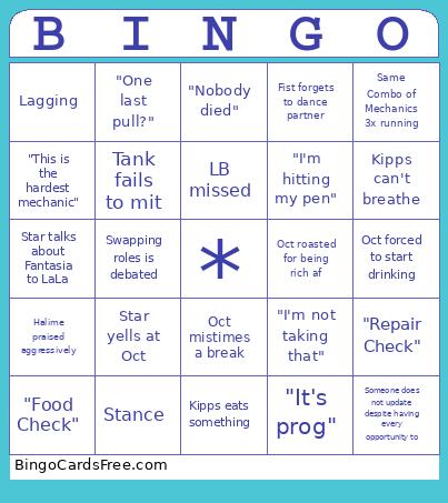 Static Bingo