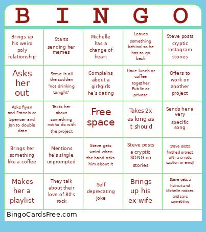 Steve Does Michelle’s Shiplap Bingo Card
