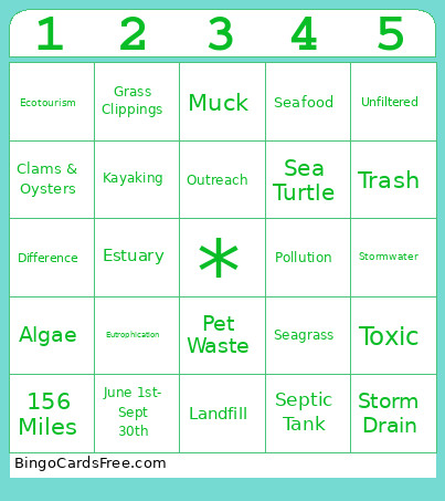Stormwater NEW Bingo Card