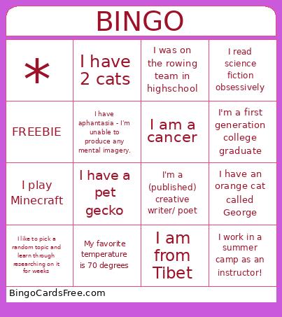 su2025 Bingo