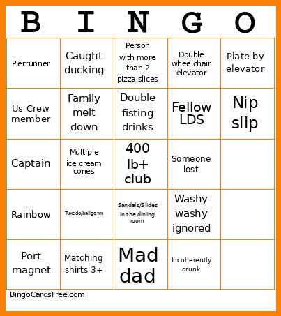 Sues Tuned Bingo Card
