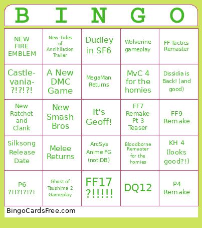 SumerGames2025 Bingo