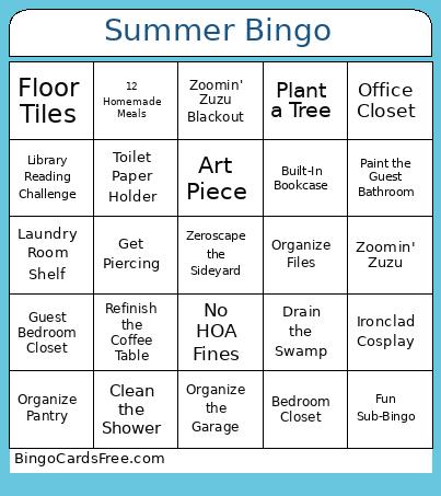 Summer Bingo