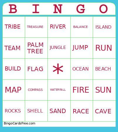 SURVIVORS DAY Bingo Card